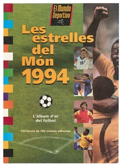 1994 Ronaldo Nazario Complete World Cup Sticker Booklet w/ Rookie Card